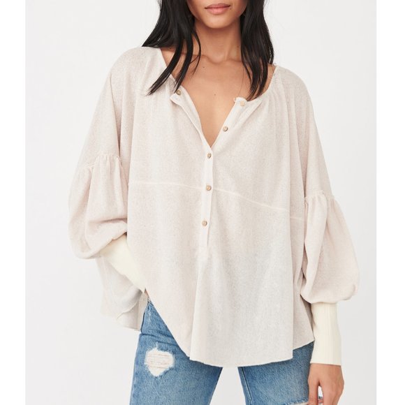 Free People Tops - NWT Free People Marla Henley / Tea